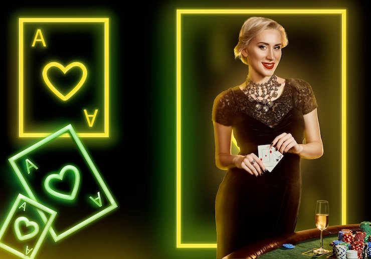 Tampilan meja Casino Hold'em di kerahoki dengan tata letak permainan yang jelas